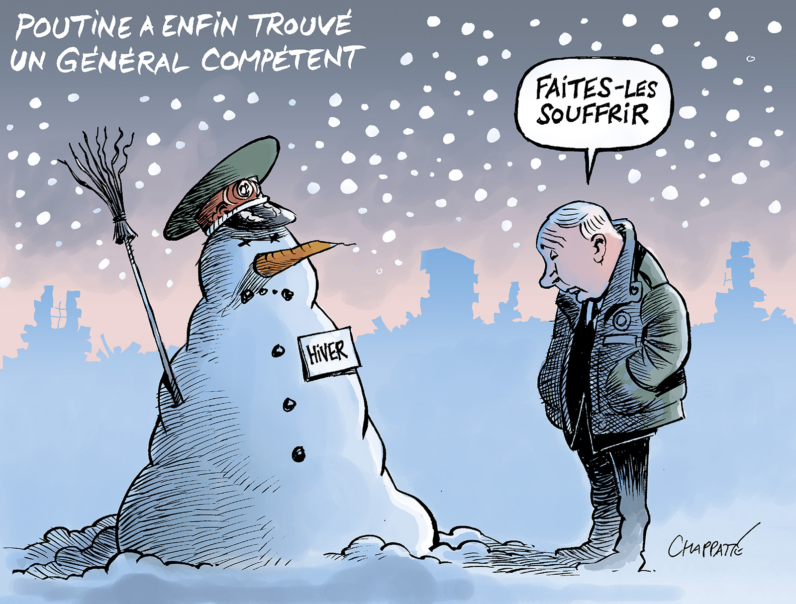 La Guerre De Lhiver Globecartoon Political Cartoons Patrick