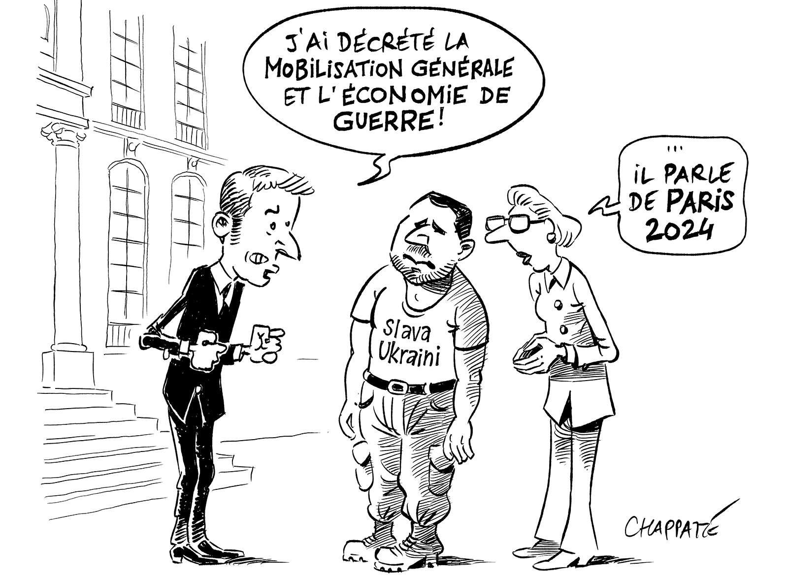 Nous Sommes En Guerre Globecartoon Political Cartoons Patrick