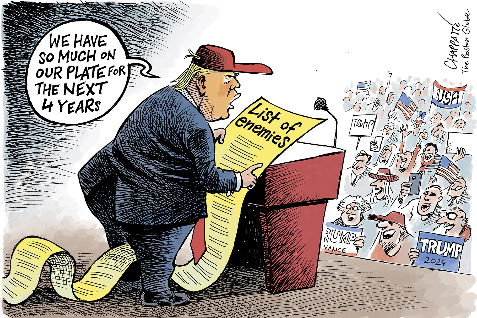 The Trump Sweep Globecartoon Political Cartoons Patrick Chappatte