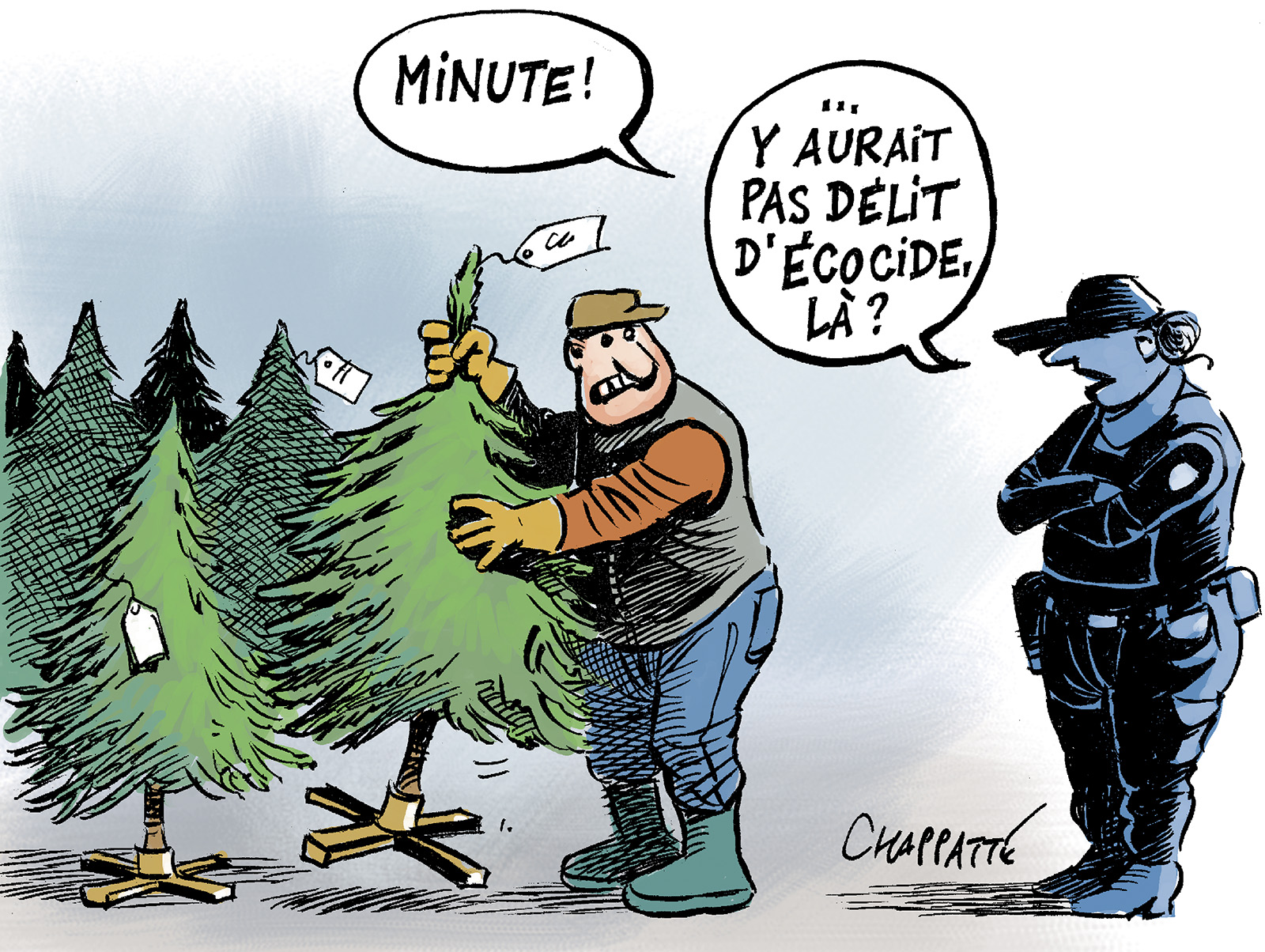 Les sapins de Noël arrivent Globecartoon Political Cartoons