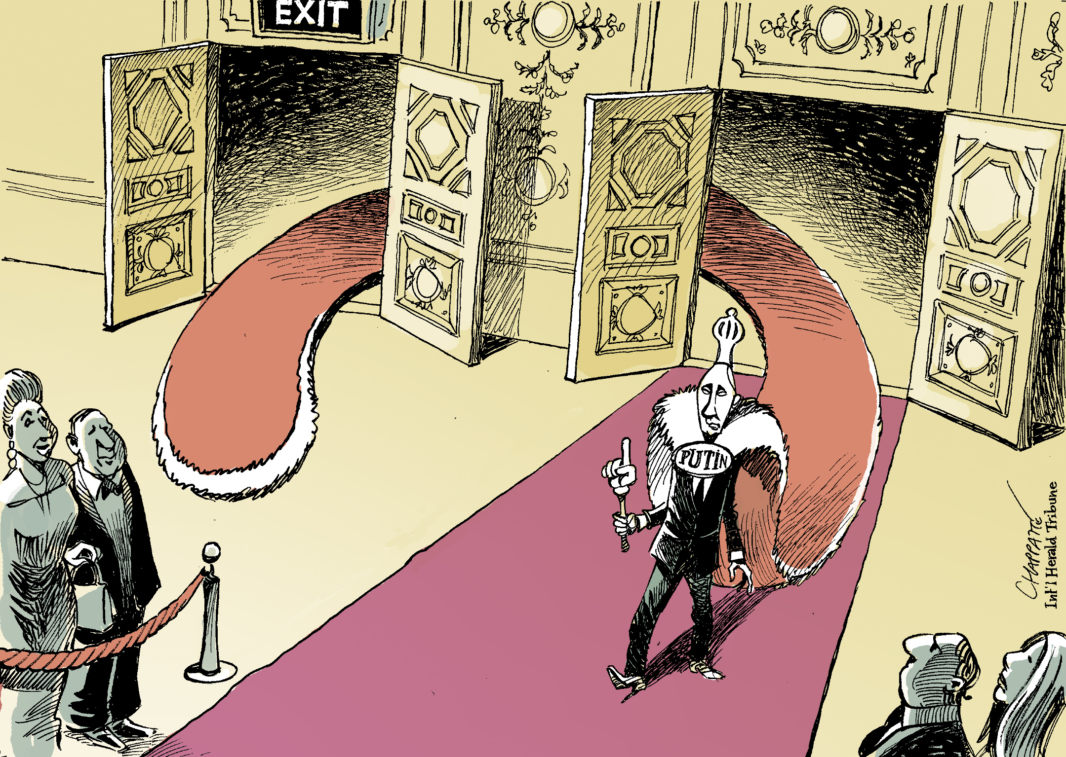Putin Is Back Globecartoon Political Cartoons Patrick Chappatte 
