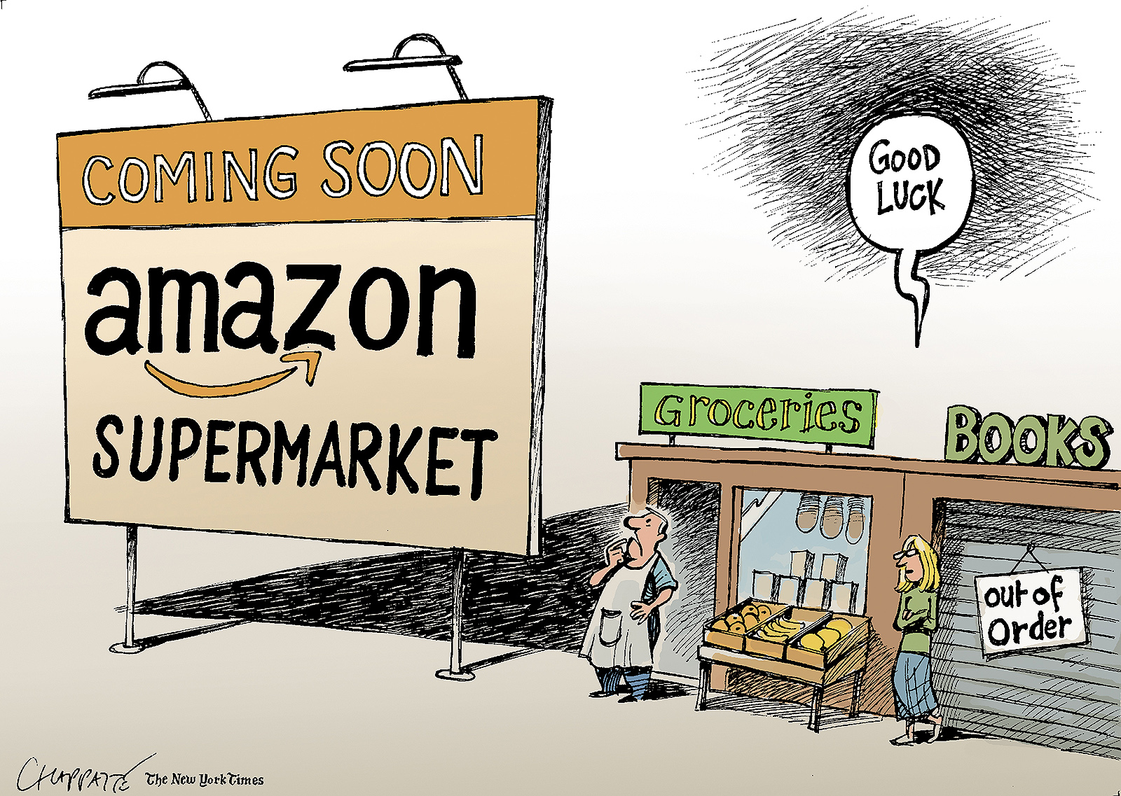 Amazon And The Future Of Retail Globecartoon Political Cartoons