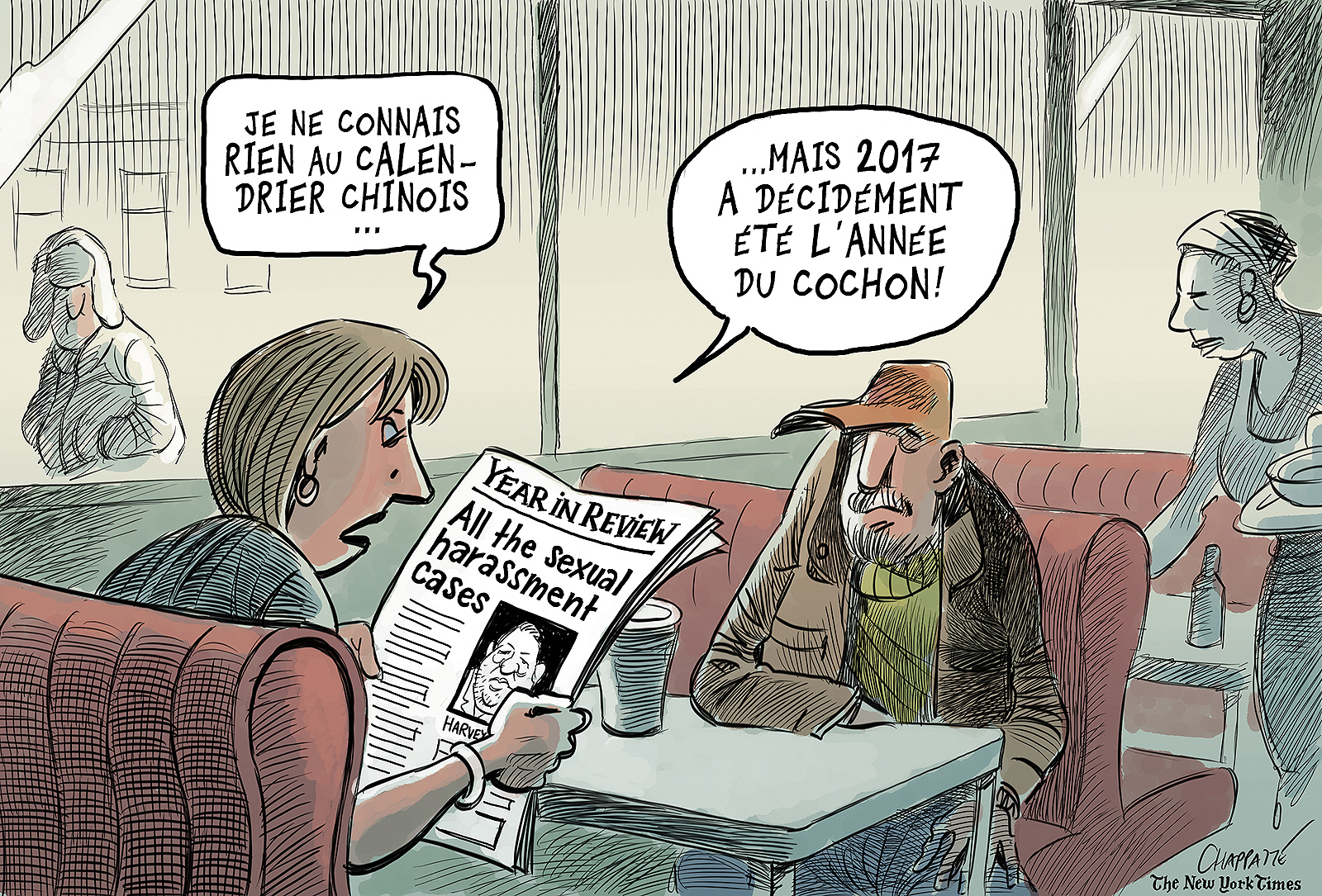 2017 en résumé Globecartoon Political Cartoons Patrick Chappatte