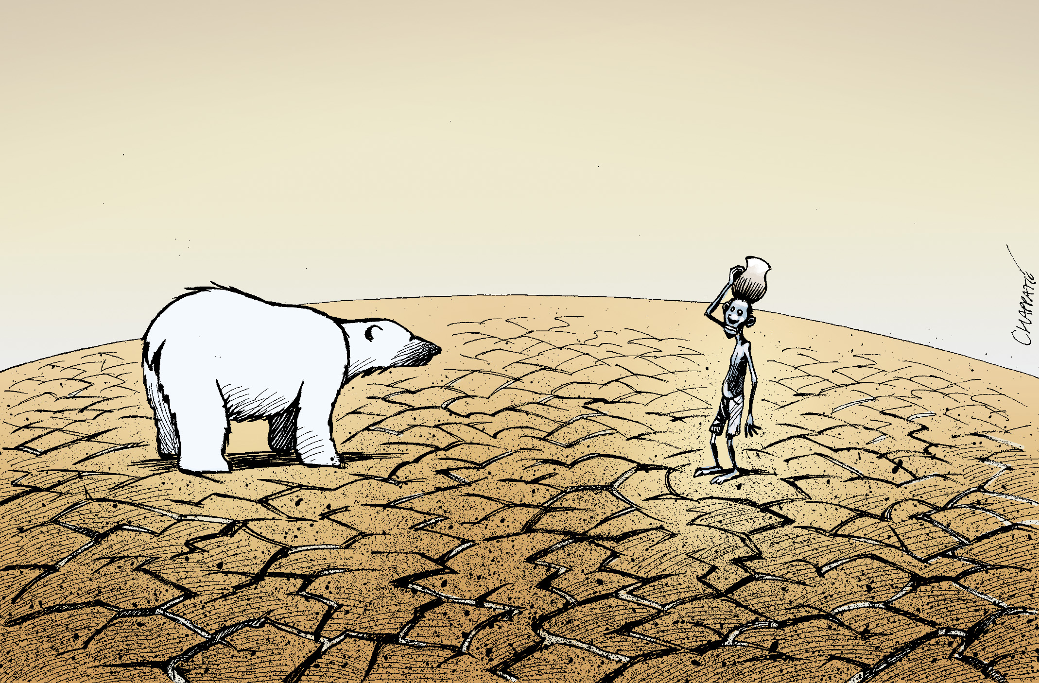 Изменение климата карикатура