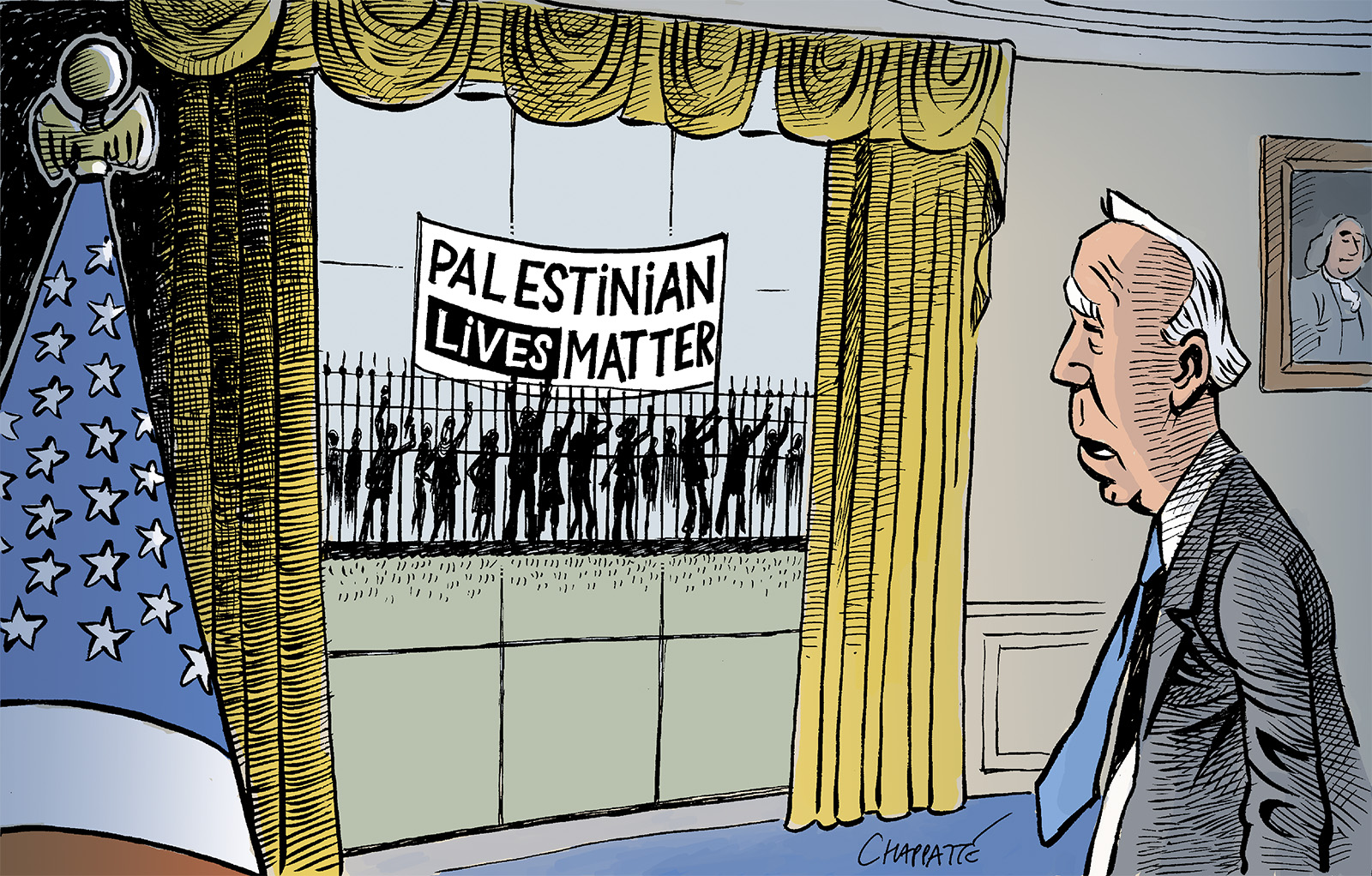 Joe Biden Et Le Proche Orient Globecartoon Political Cartoons Patrick Chappatte