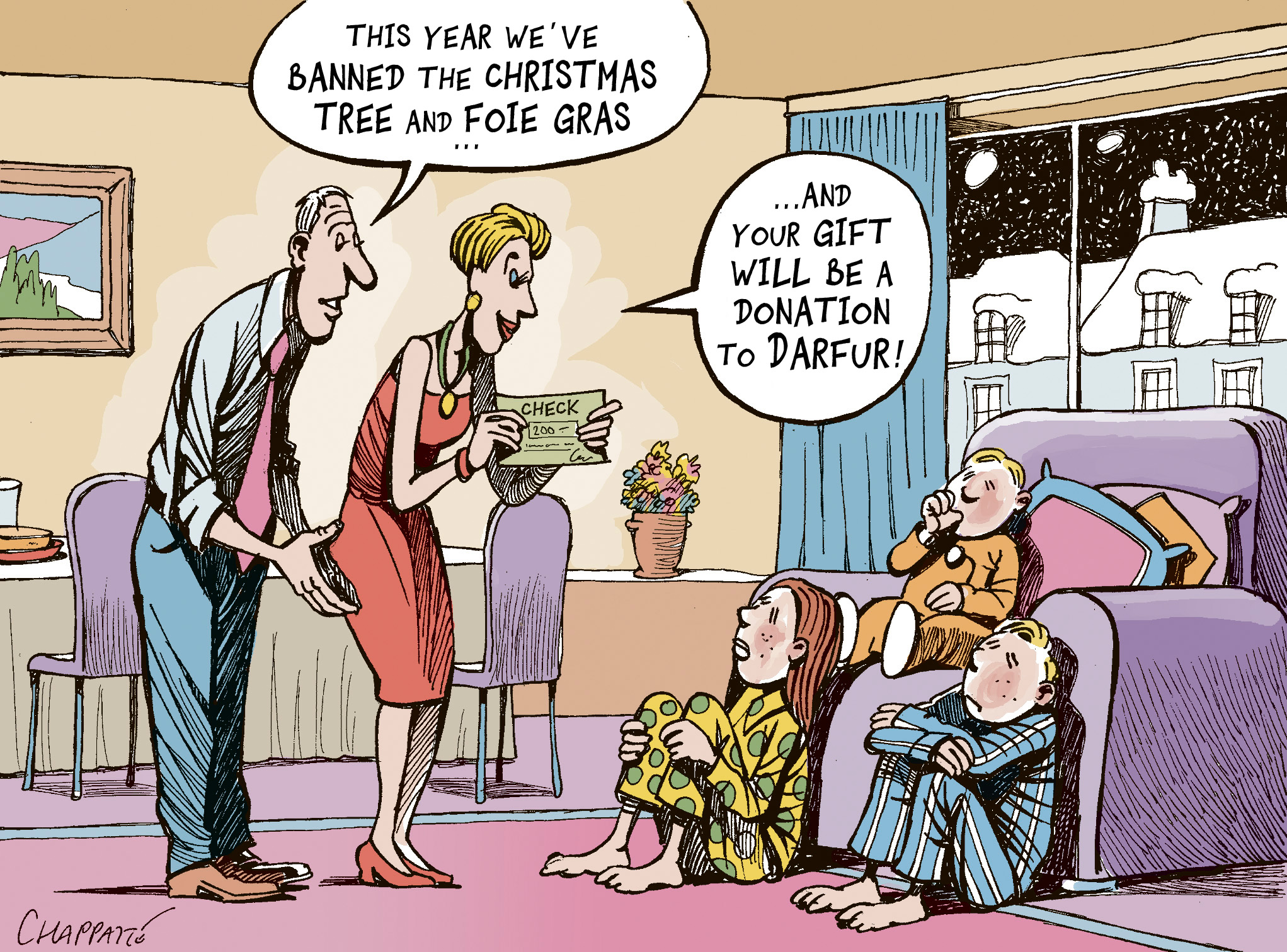 Politically Correct Christmas Globecartoon Political Cartoons Patrick Chappatte