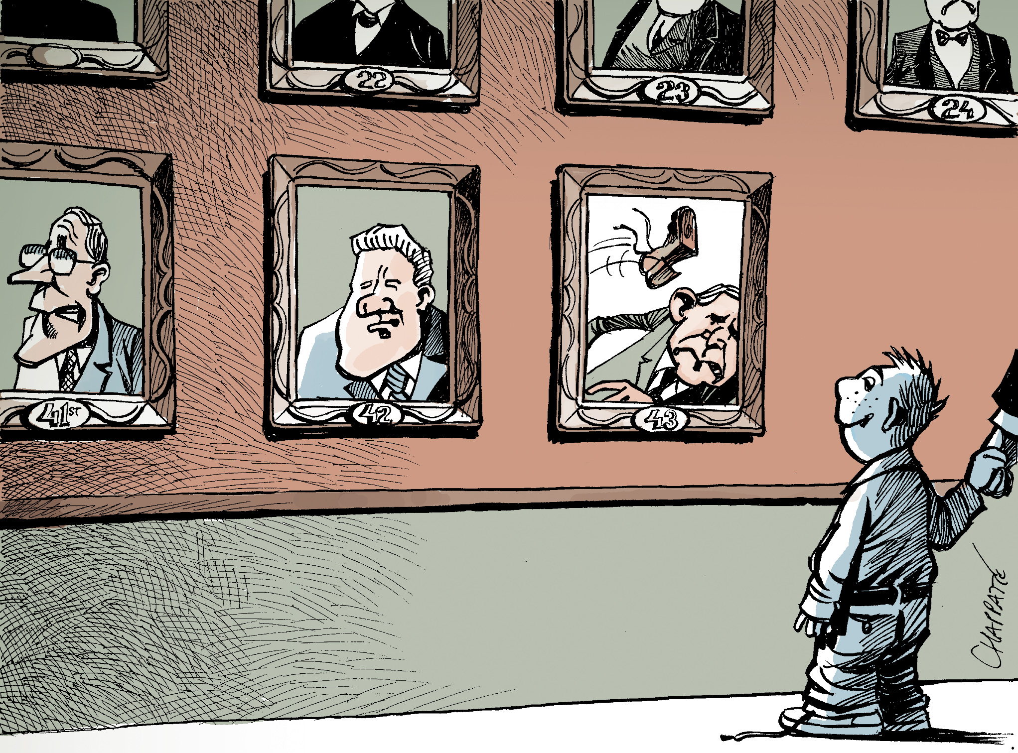 American Presidents Globecartoon Political Cartoons Patrick Chappatte