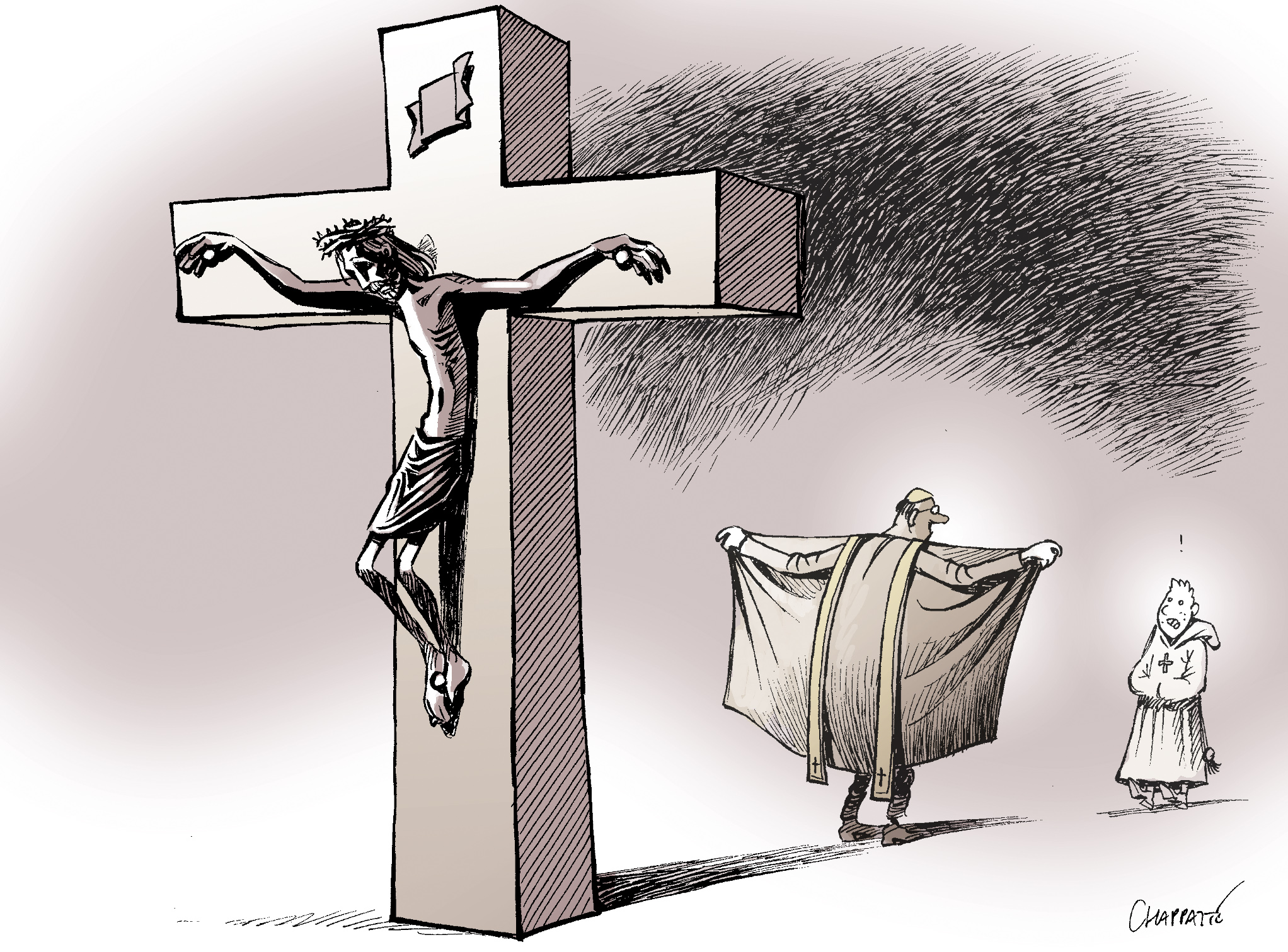 La Disgrâce De Leglise Catholique Globecartoon Political Cartoons Patrick Chappatte 4128