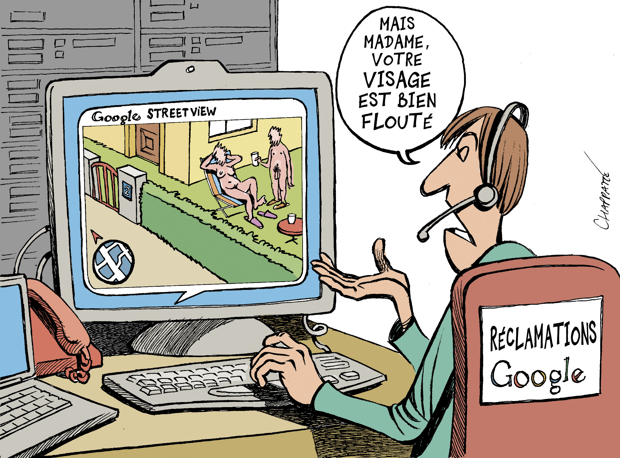 Plaintes Contre Google Street View Globecartoon Political Cartoons