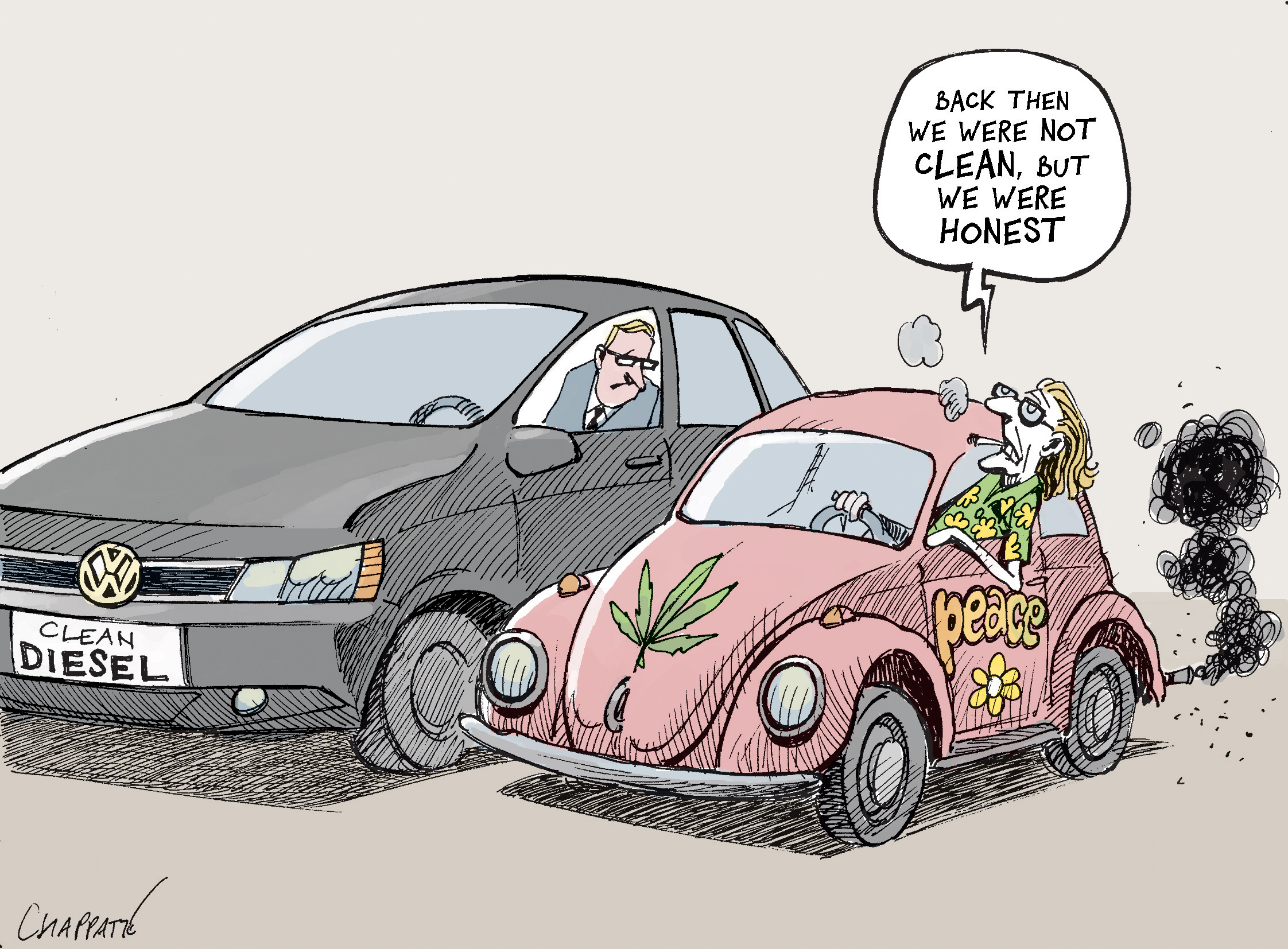 Vw Scandal Widens Globecartoon Political Cartoons Patrick Chappatte