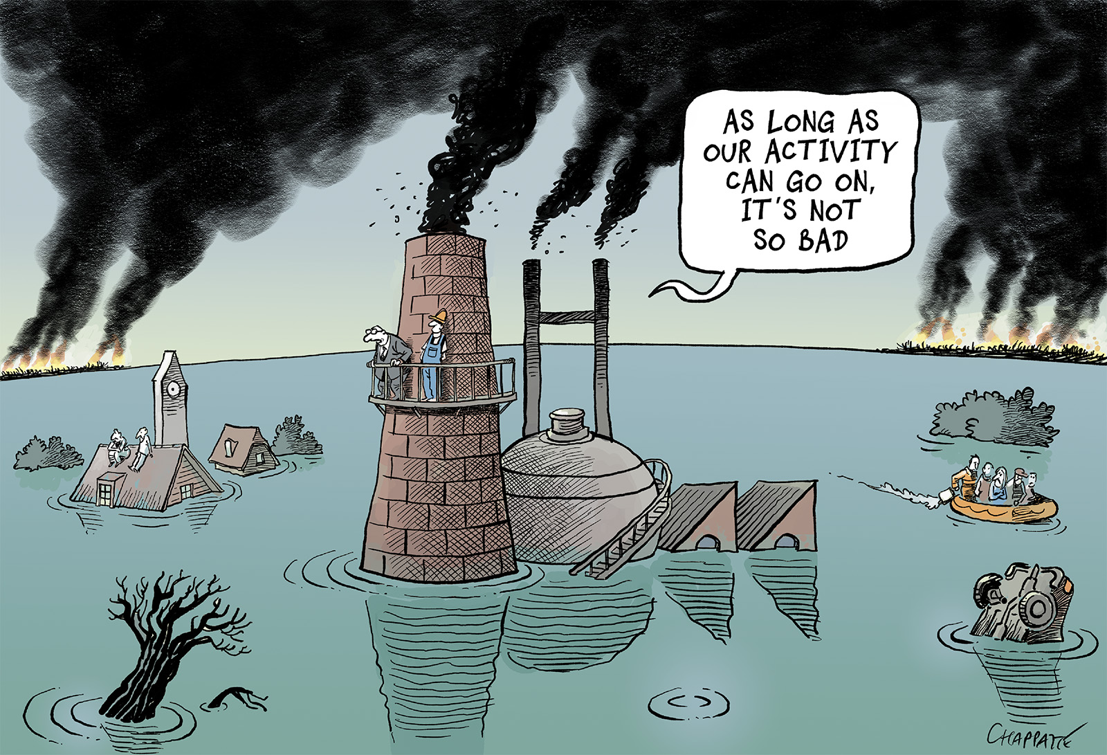 The Climate Situation Globecartoon Political Cartoons Patrick 