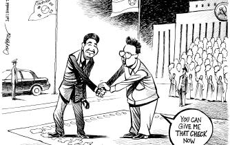 The two Koreas meet