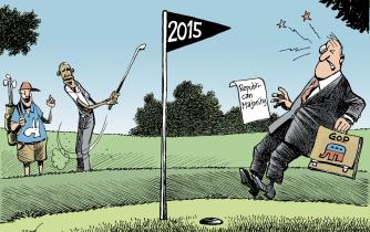 Obama's golf swing