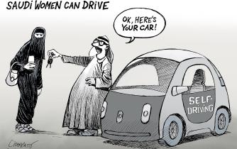 Saudi women can drive