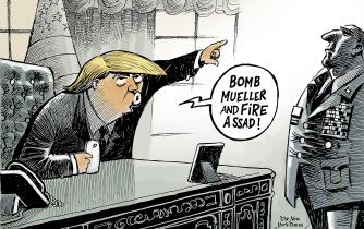 Trump strikes back