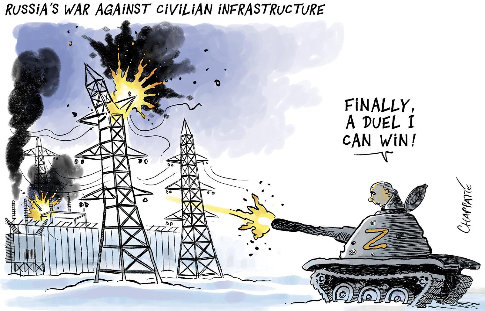 Russia's war against civilian infrastructures