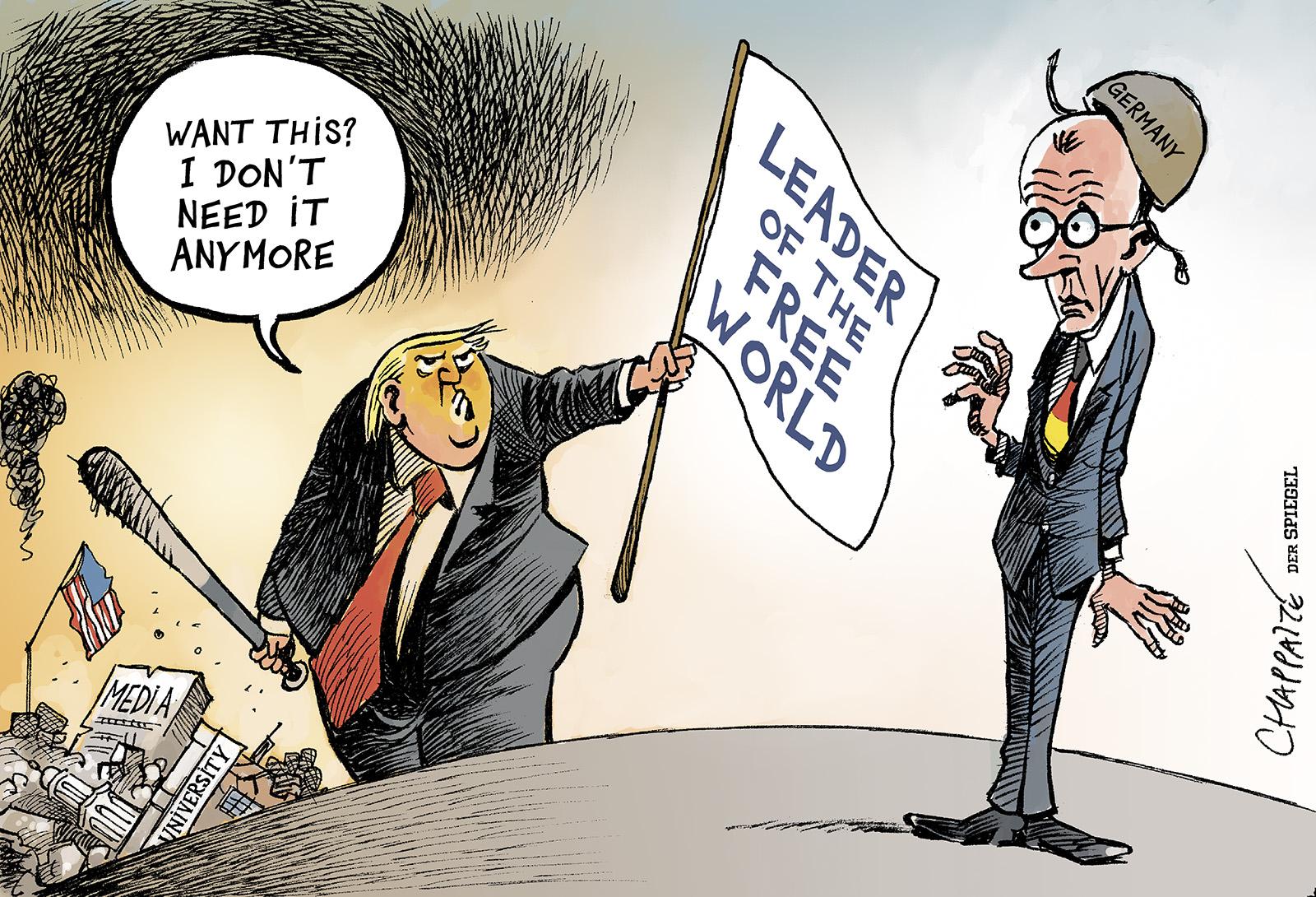 Germany takes the helm