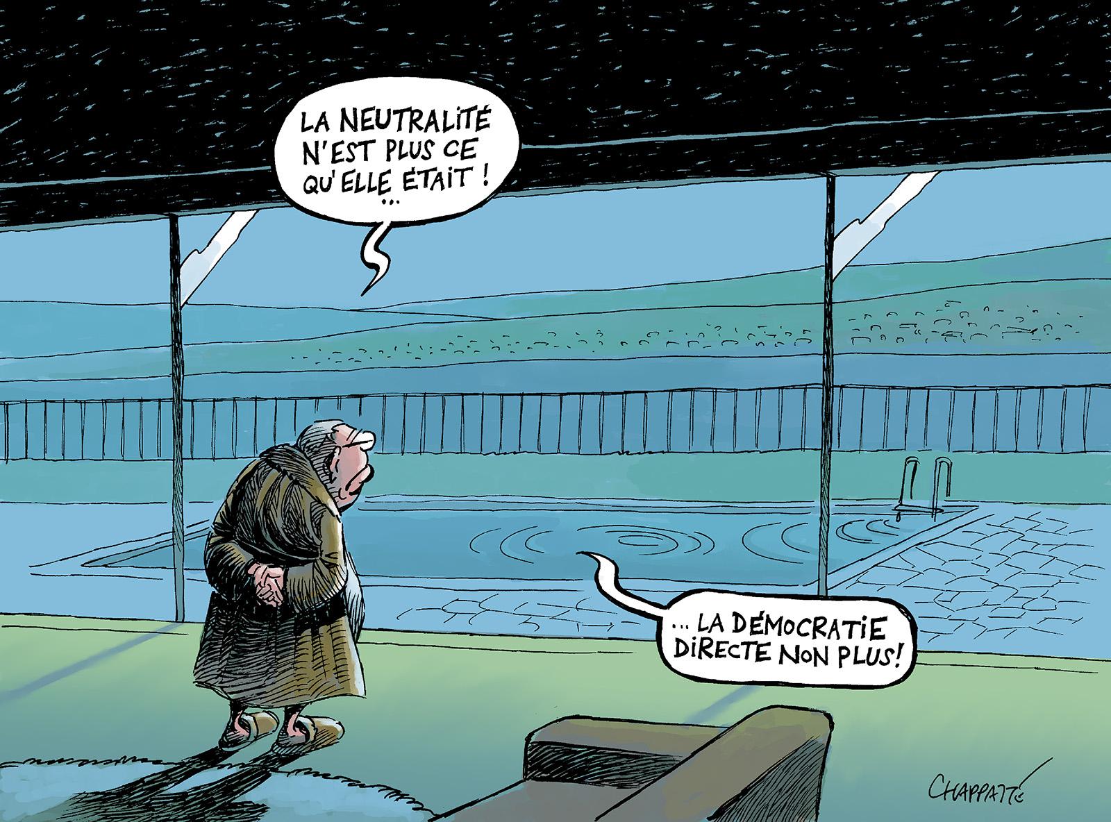 Non à la neutralité selon Blocher