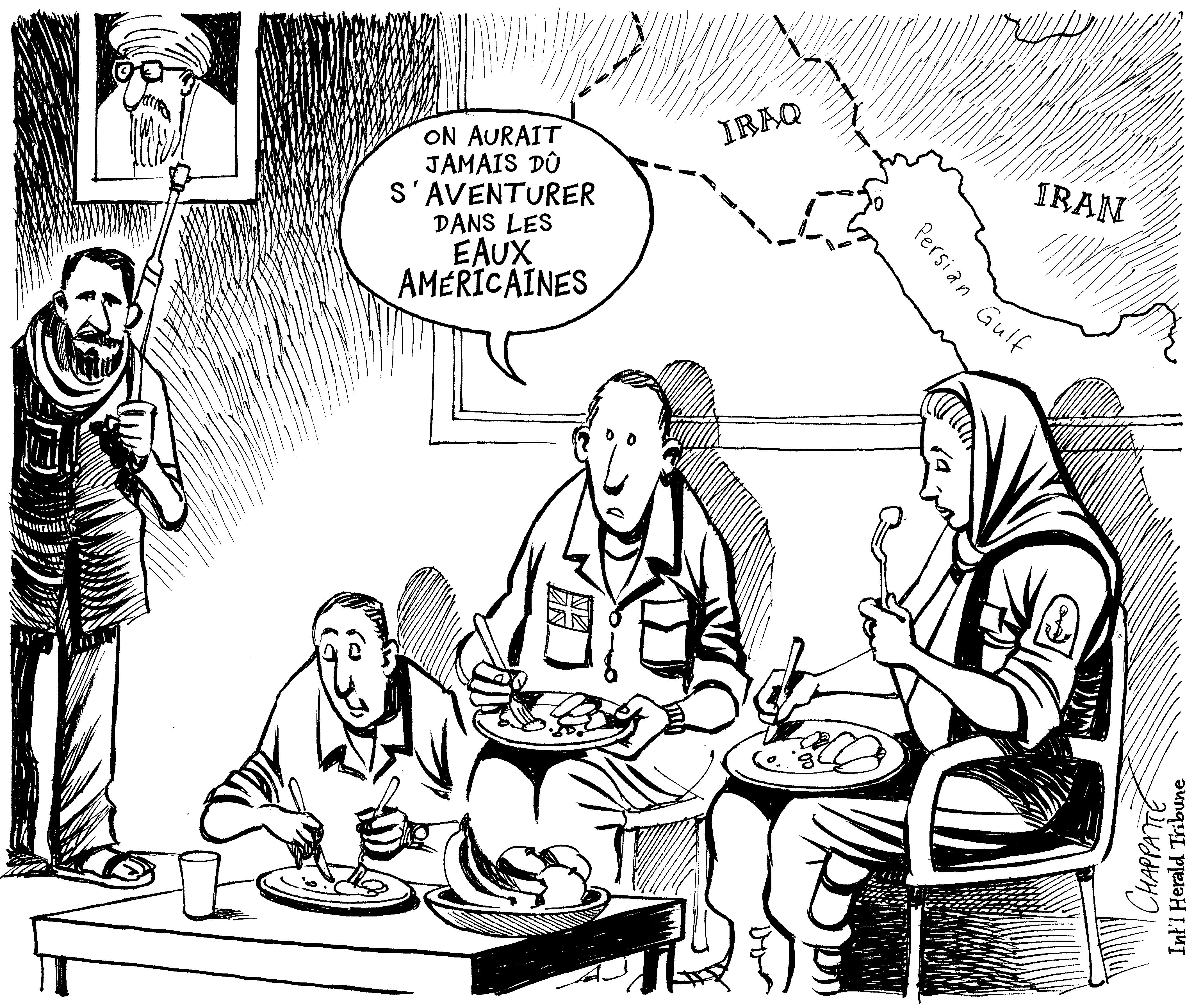 Marins anglais détenus par l'Iran