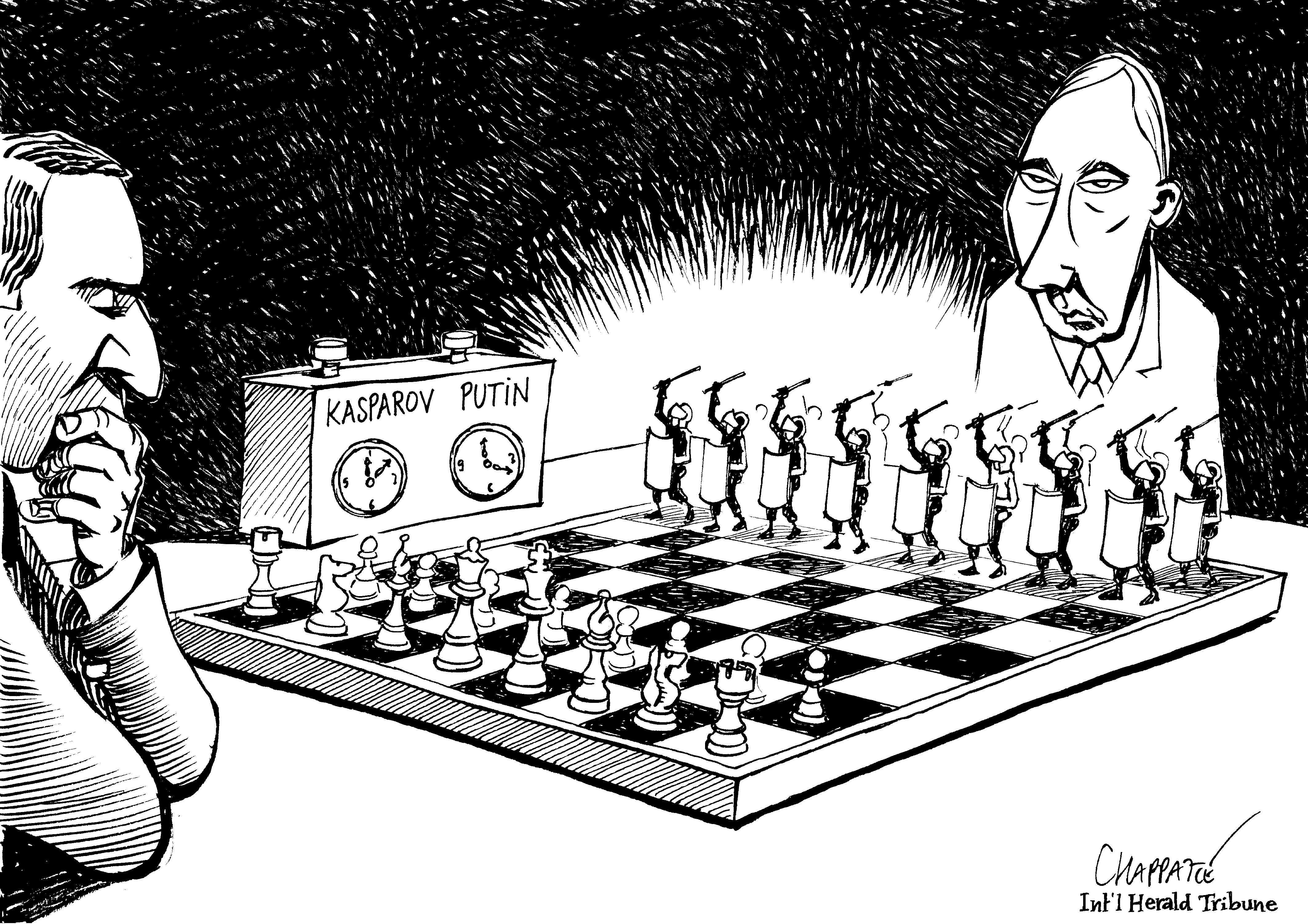 Kasparov Opposed To Putin