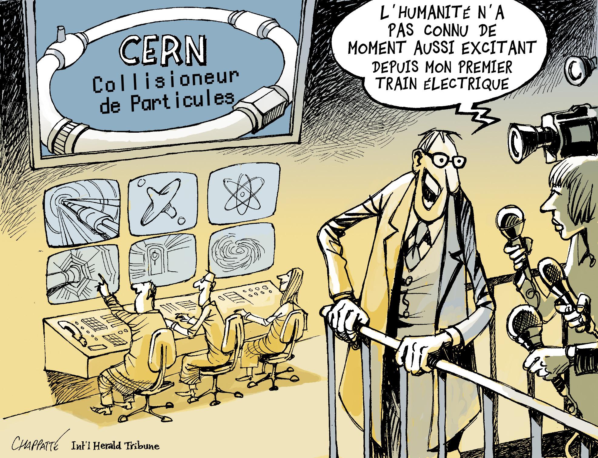 Jour historique au CERN