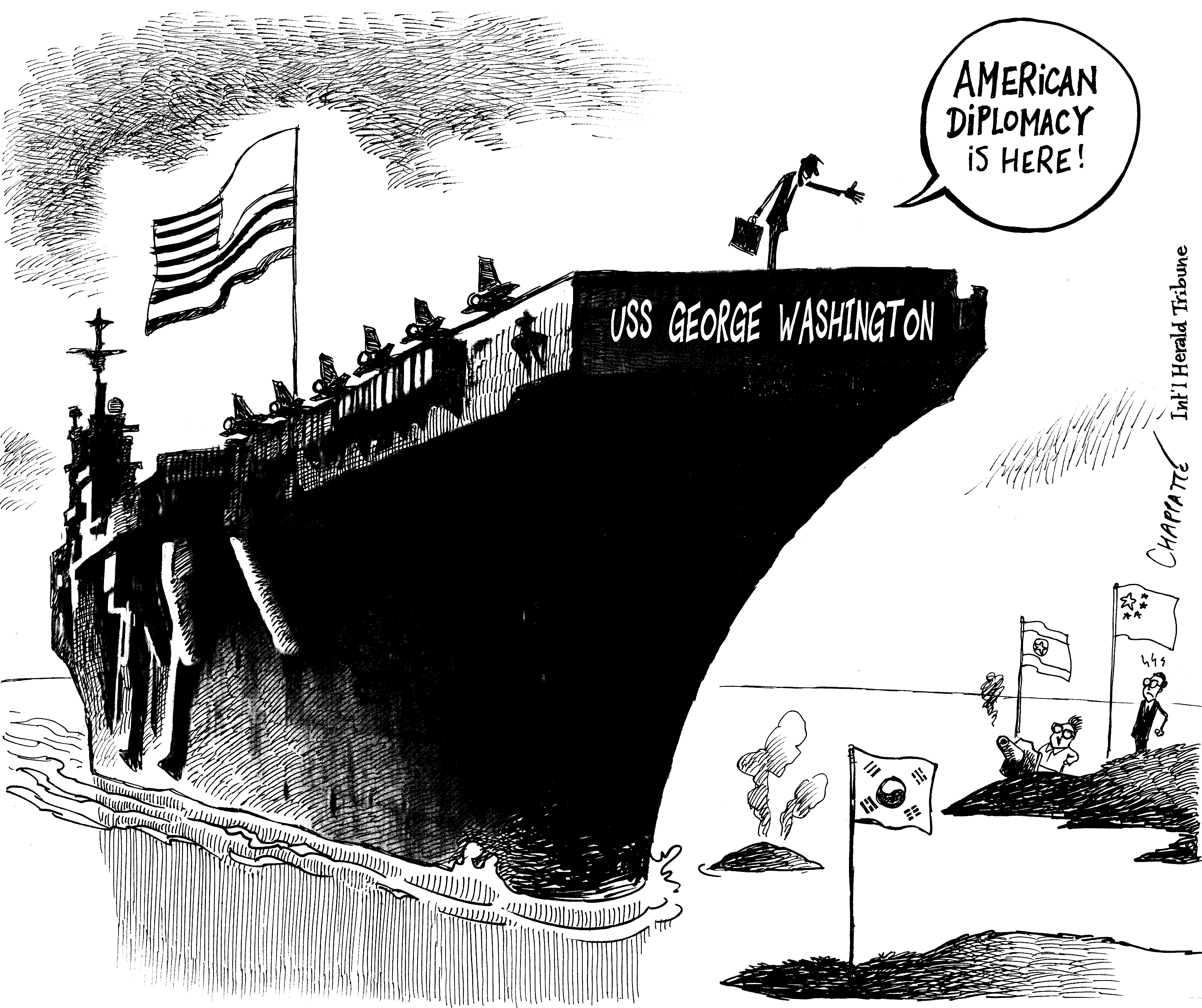 US carrier in the Korean waters