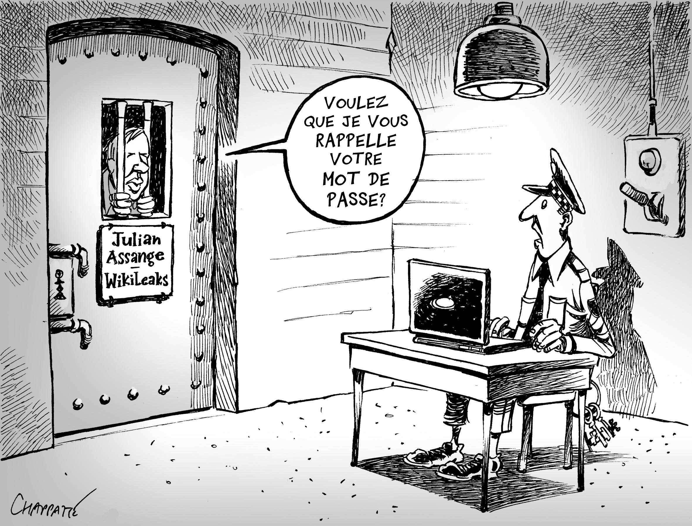 Julian Assange en prison