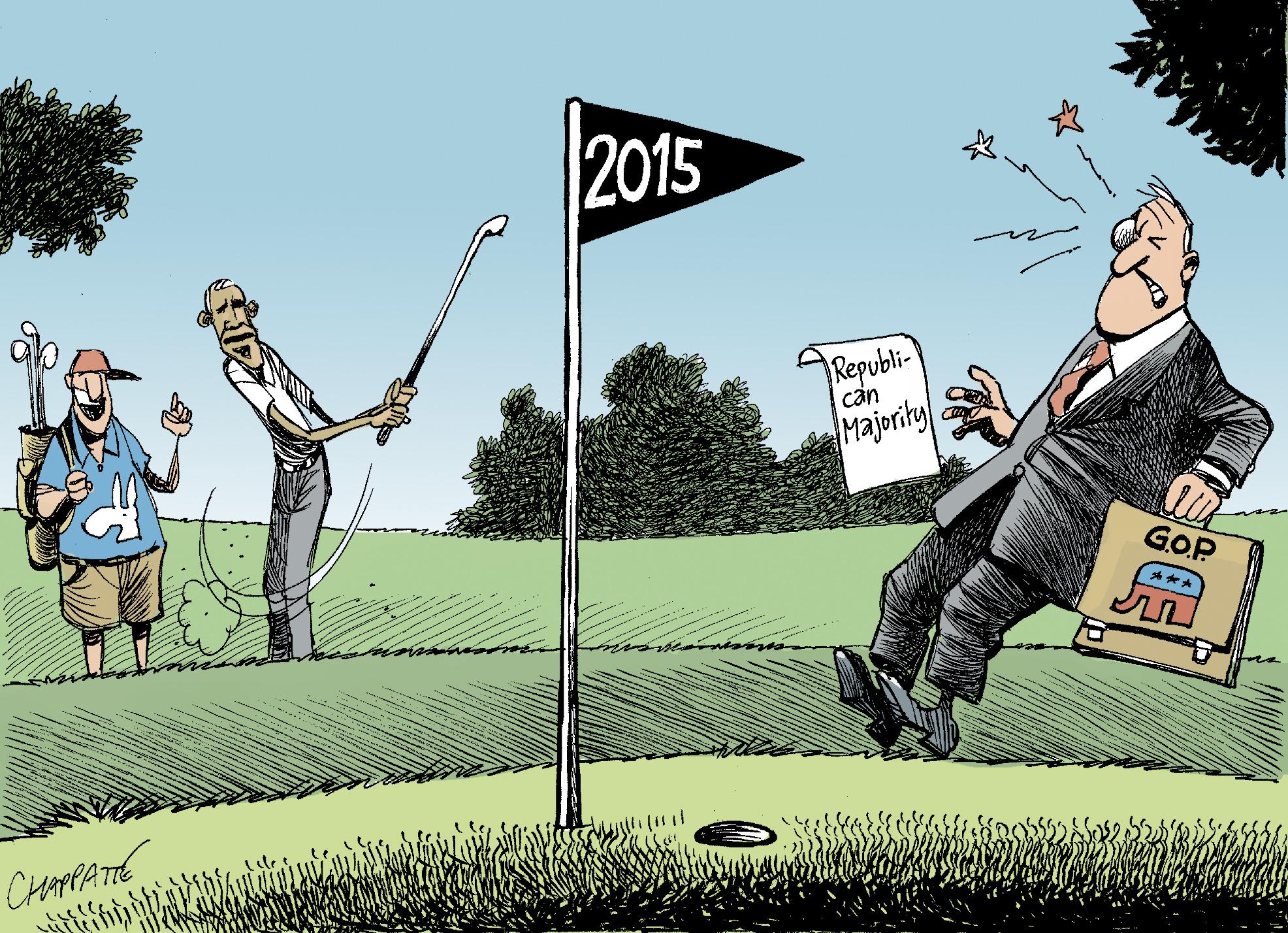 Obama's golf swing