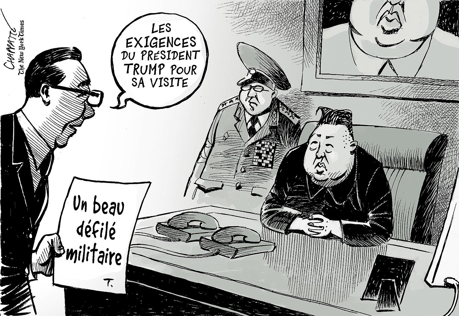 Avant la rencontre Trump-Kim