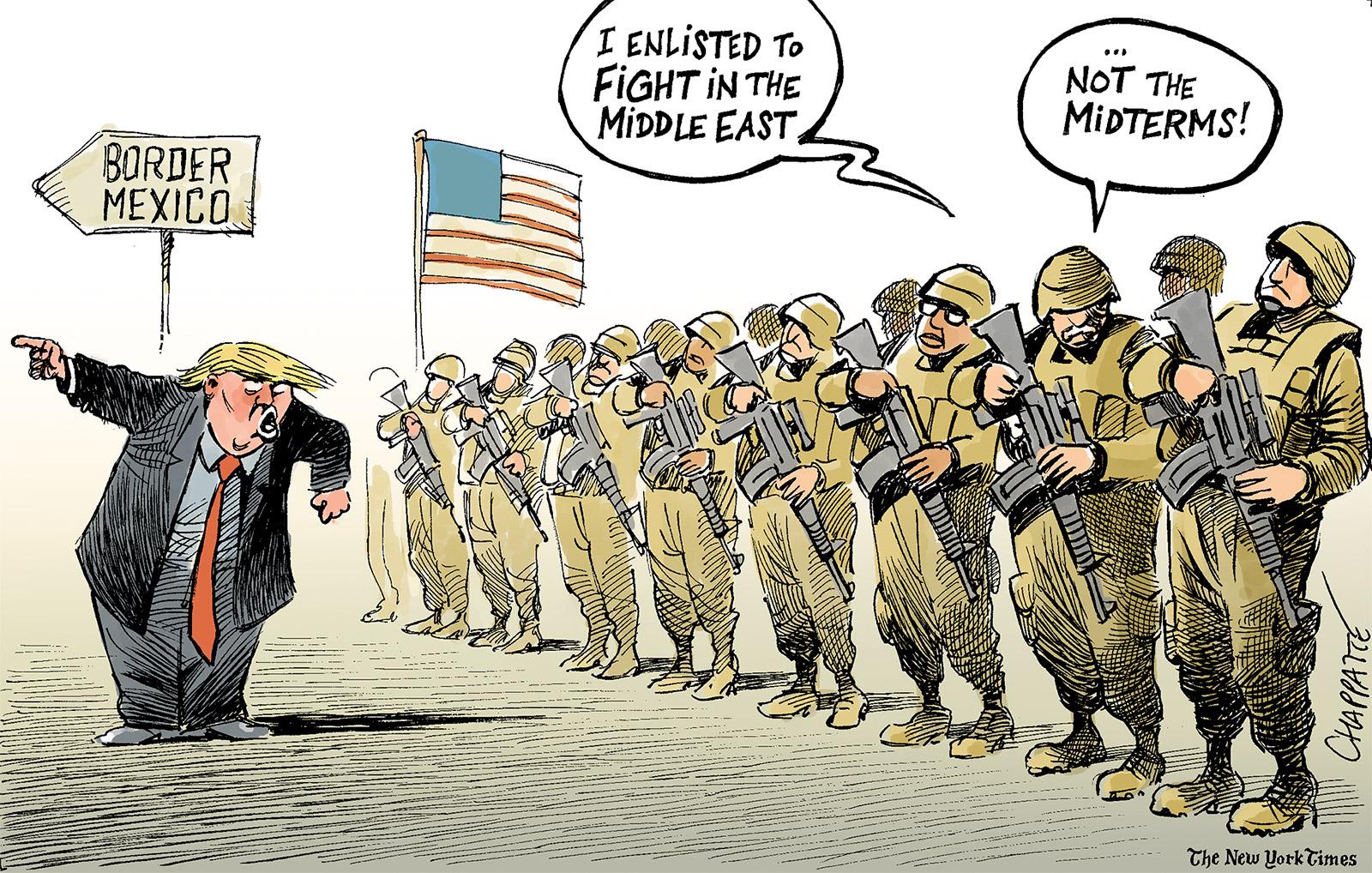 Trump sends troops to the border