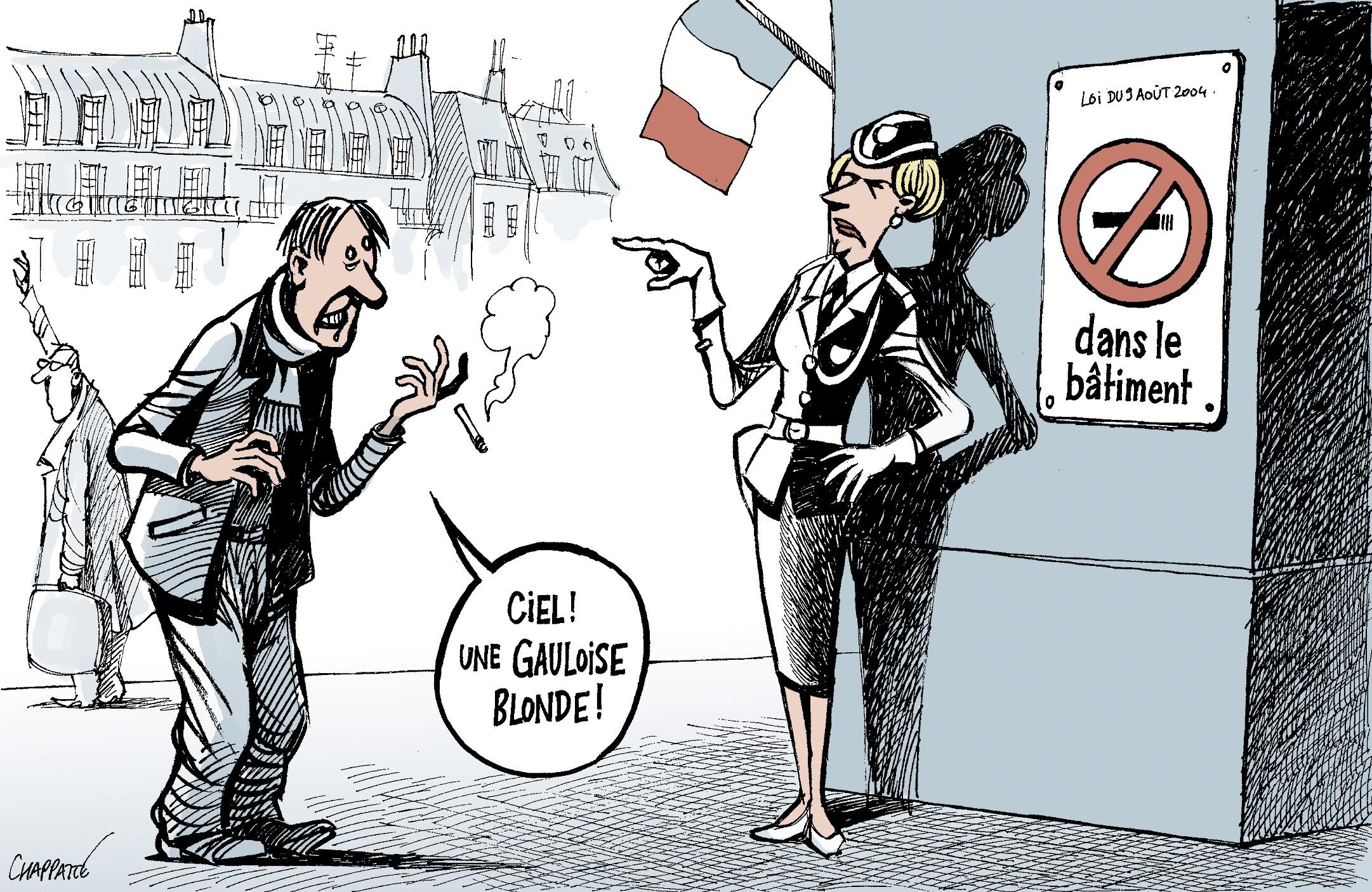 La France bannit la fumée