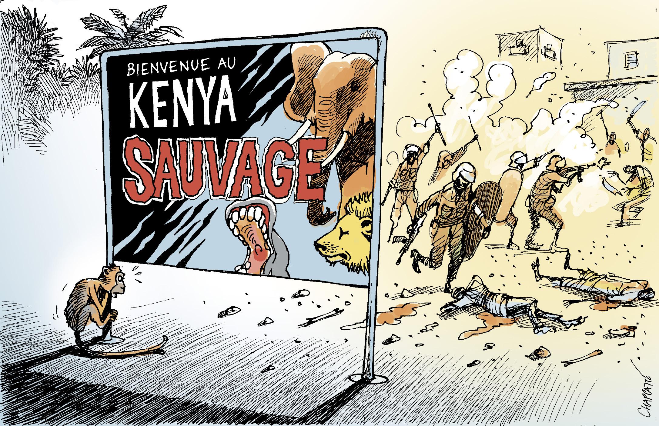 Le Kenya dans la violence