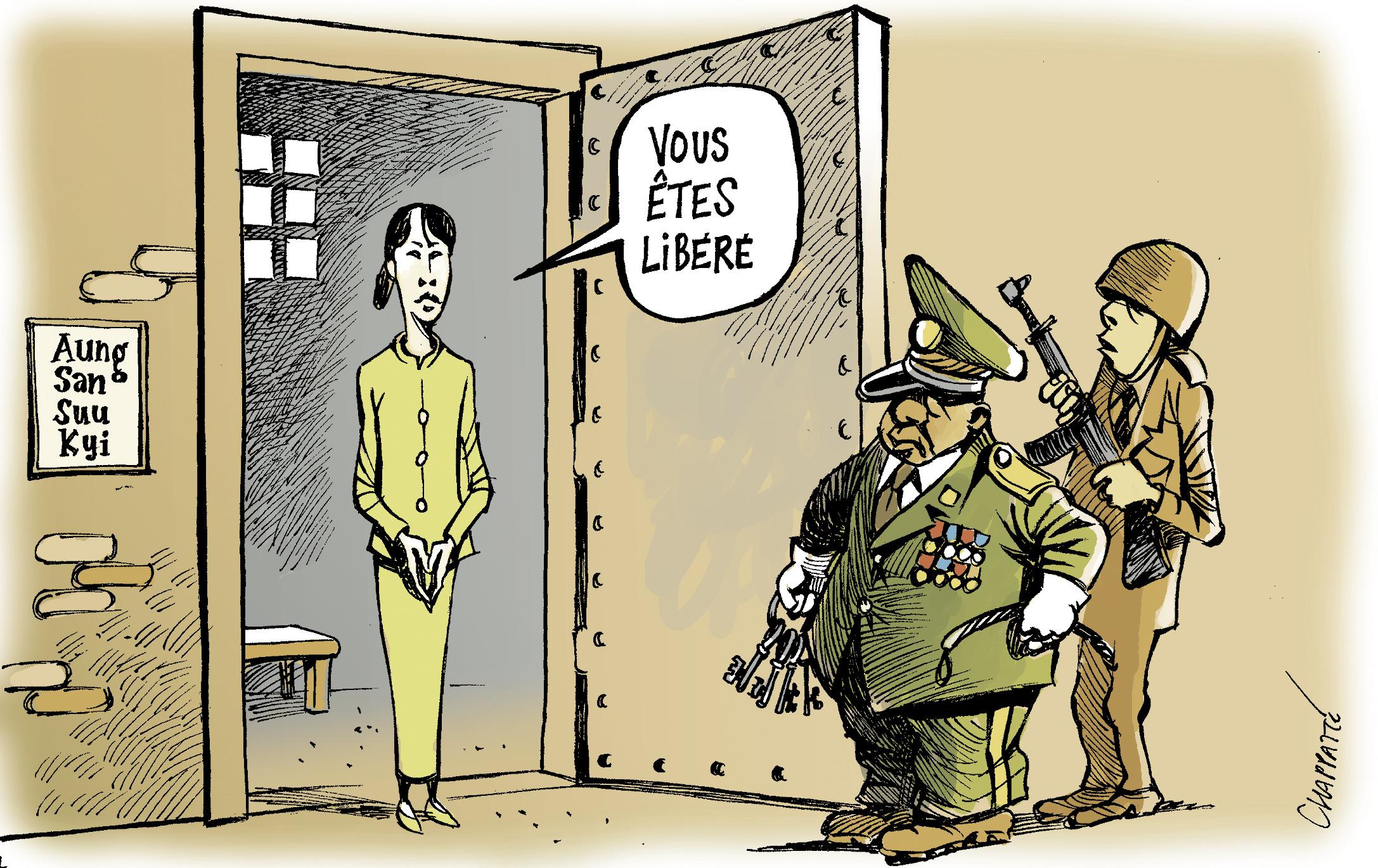 Libération d'Aung San Suu Kyi
