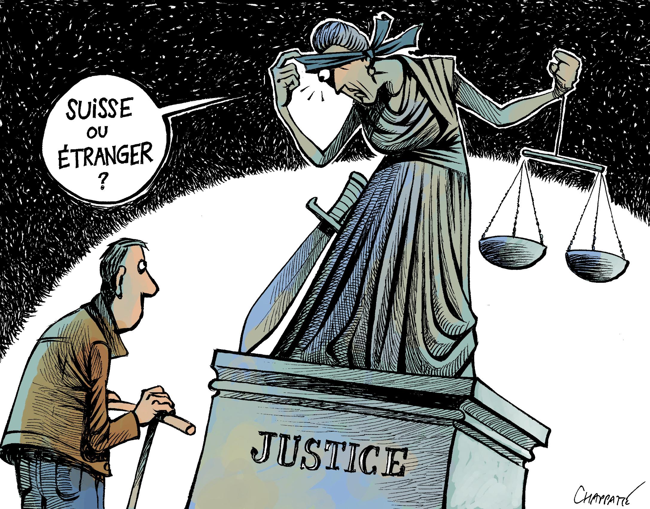 Suisse: voici la justice discriminatoire