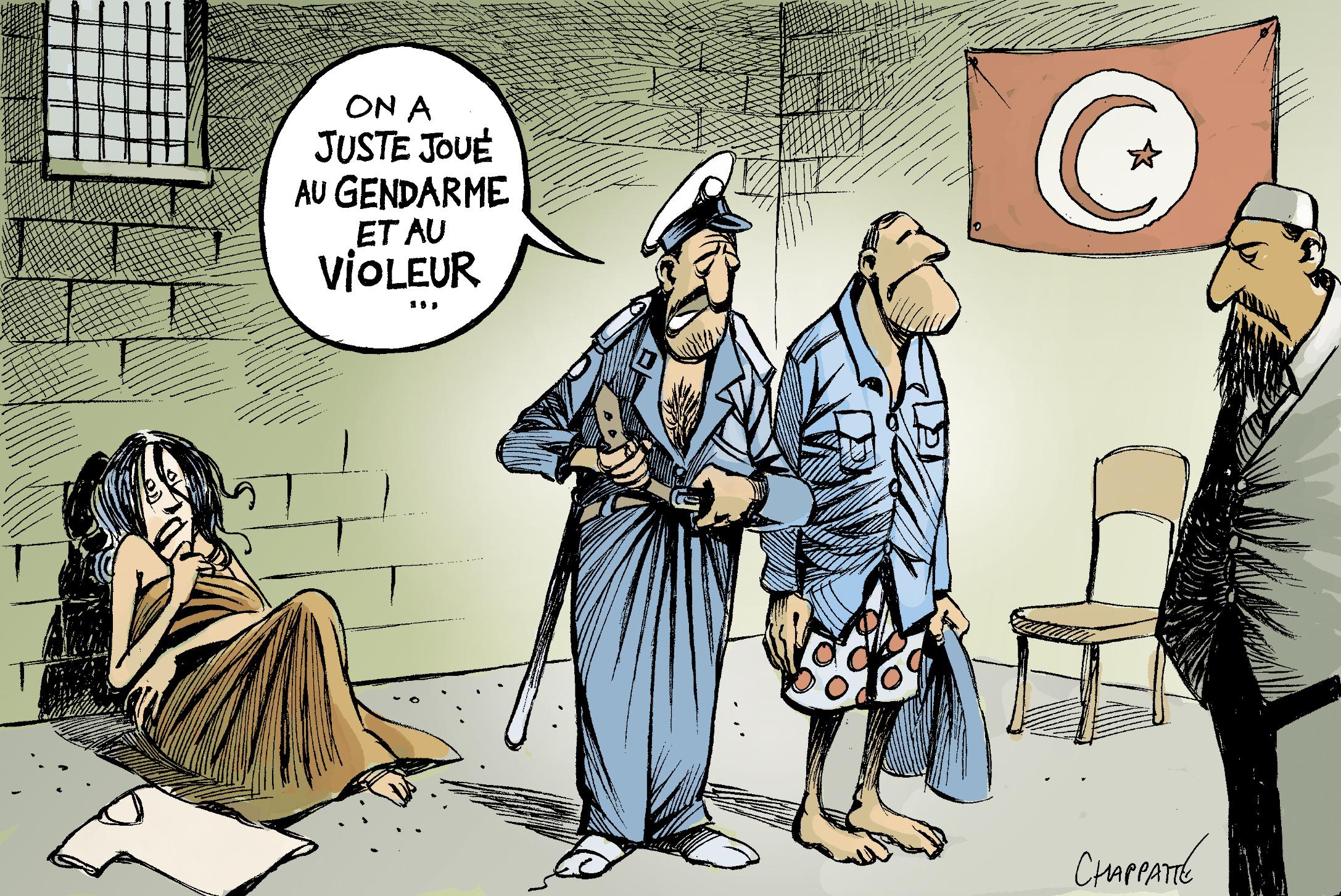 Policiers violeurs en Tunisie