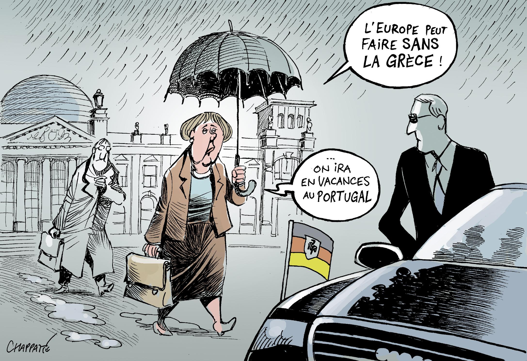 Merkel et la Grèce