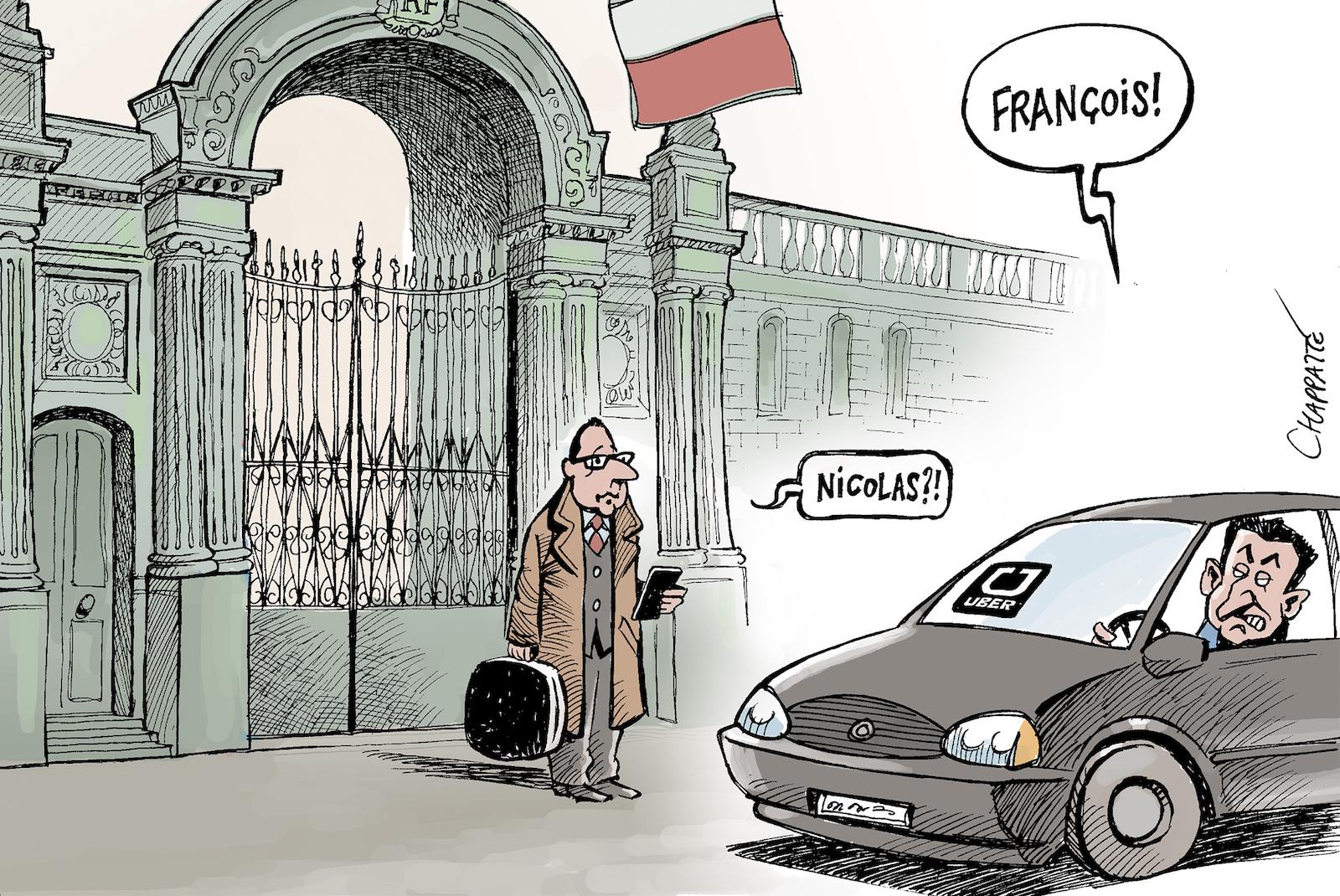 La sortie de François Hollande
