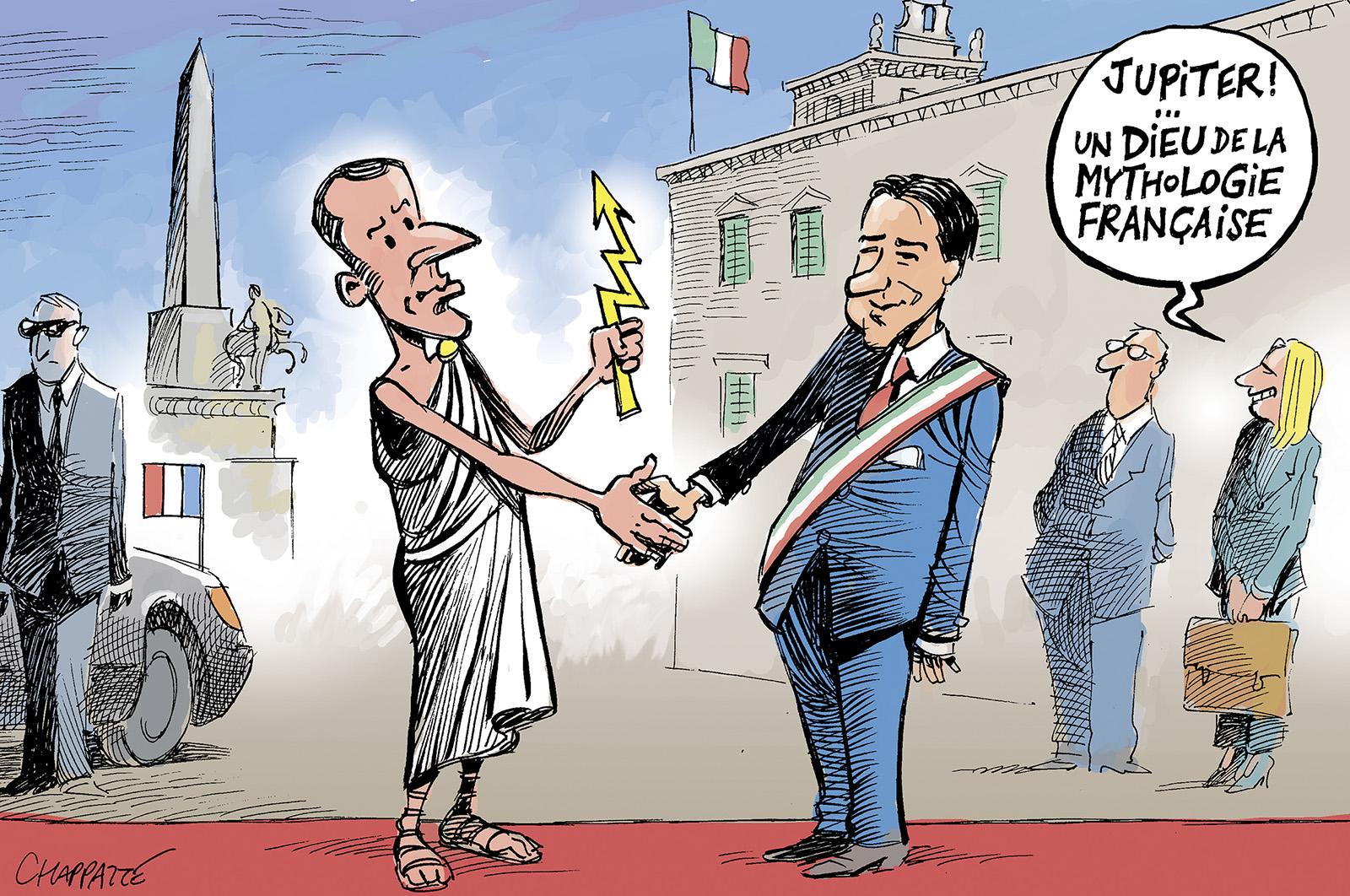 Emmanuel Macron à Rome