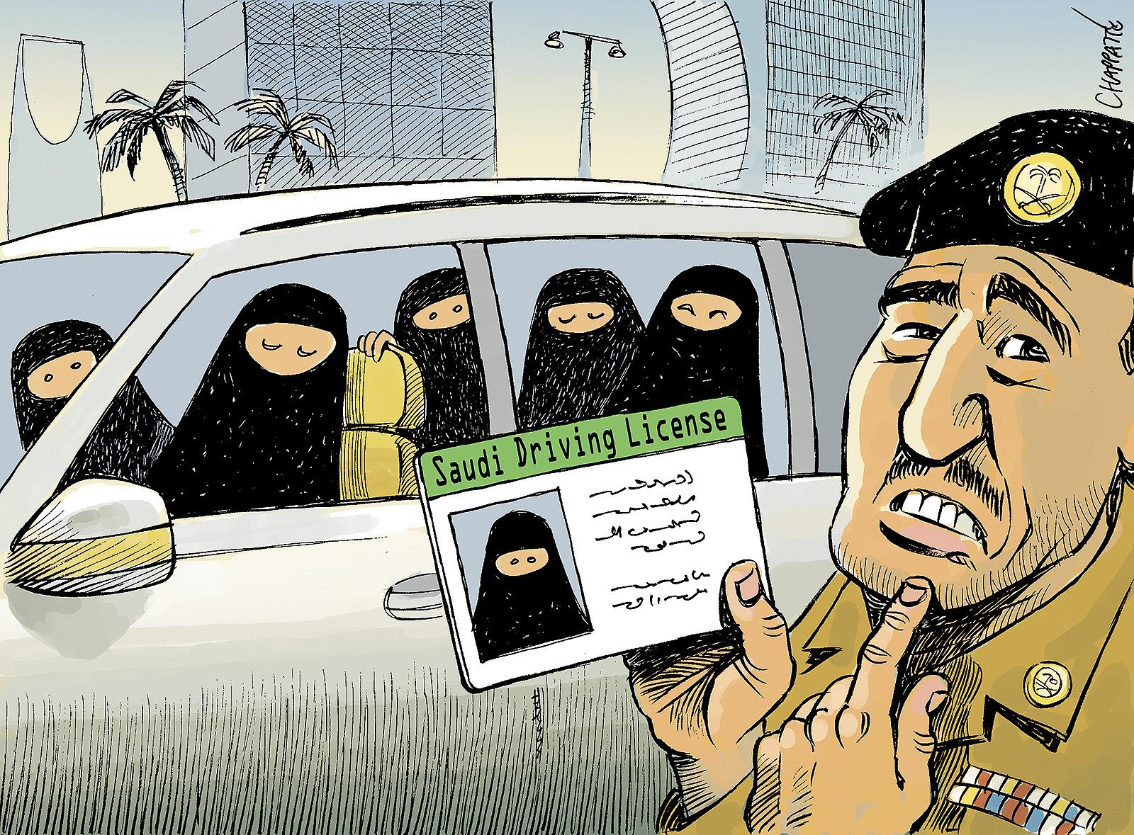 Saudi women's driving license
