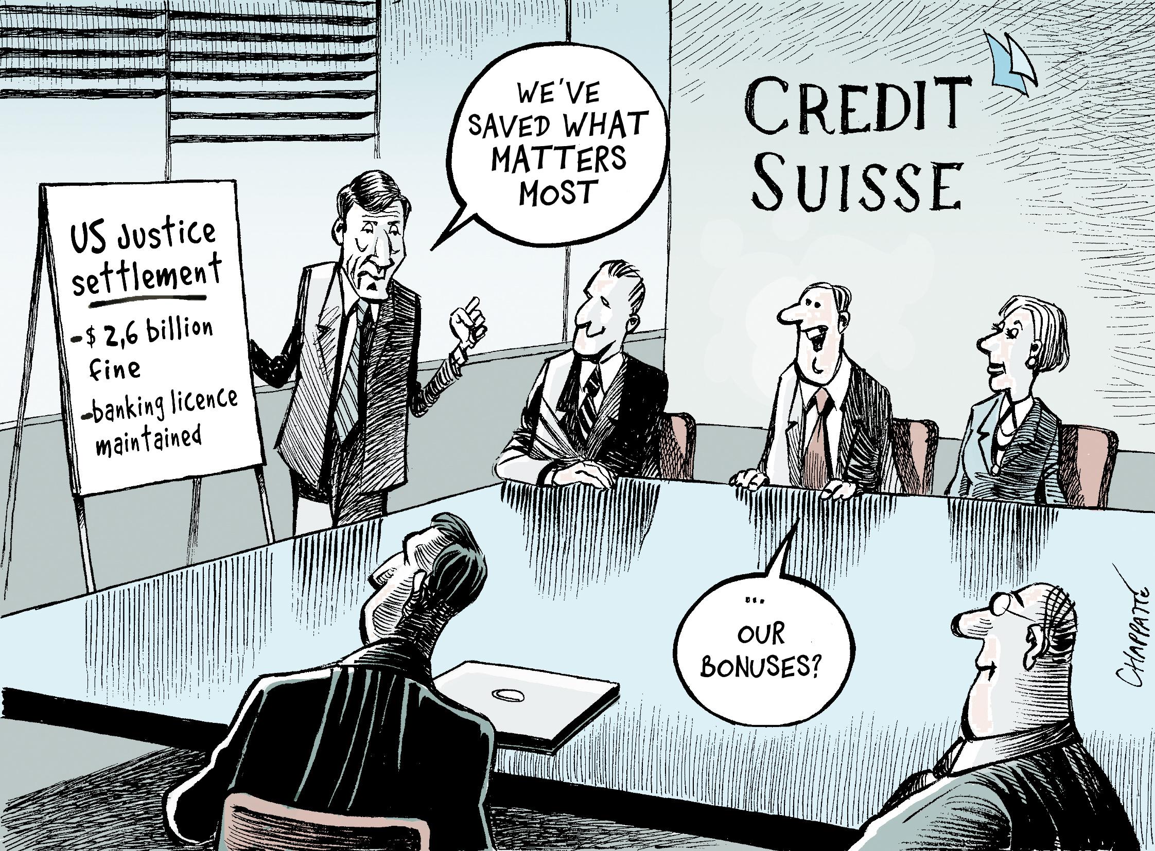 Credit Suisse off the hook