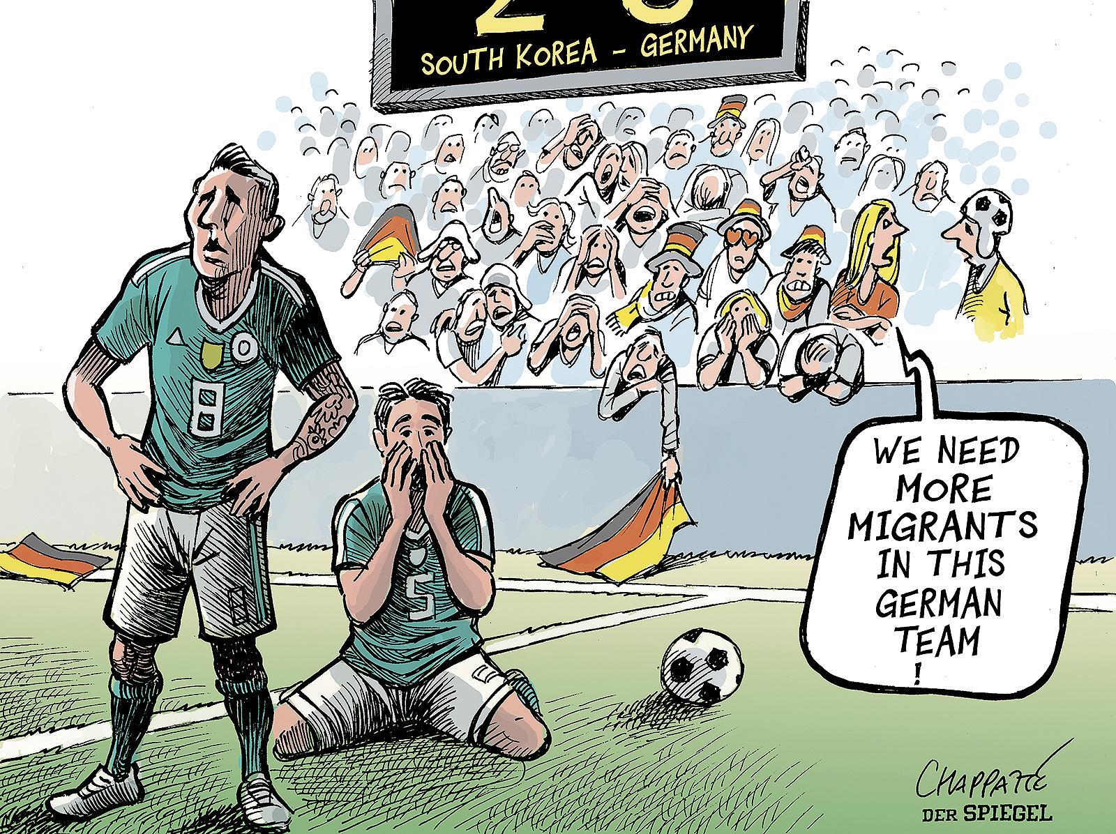 It's A Soccer World | Globecartoon - Political Cartoons - Patrick Chappatte