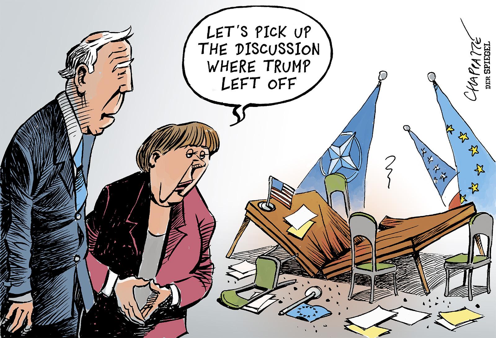 Biden's meetings in Europe