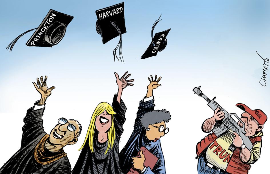 Universities under fire
