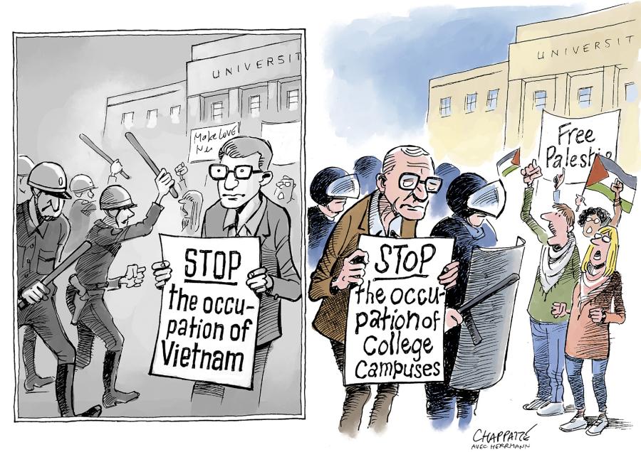 Protests, past and present 