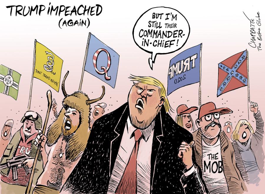 Trump impeached (again) Trump impeached (again) Trump impeached (again)