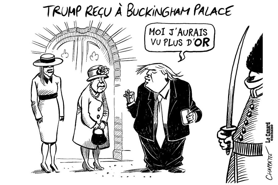 Trump à Buckingham Palace Trump à Buckingham Palace