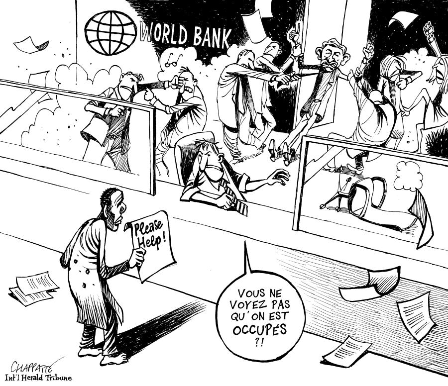 Bagarre à la Banque Mondiale Bagarre à la Banque Mondiale