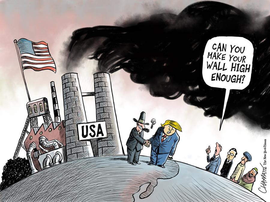 Trump leaves the climate accord Trump leaves the climate accord