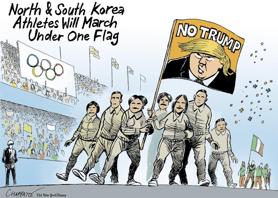 Trump unites the two Koreas Trump unites the two Koreas