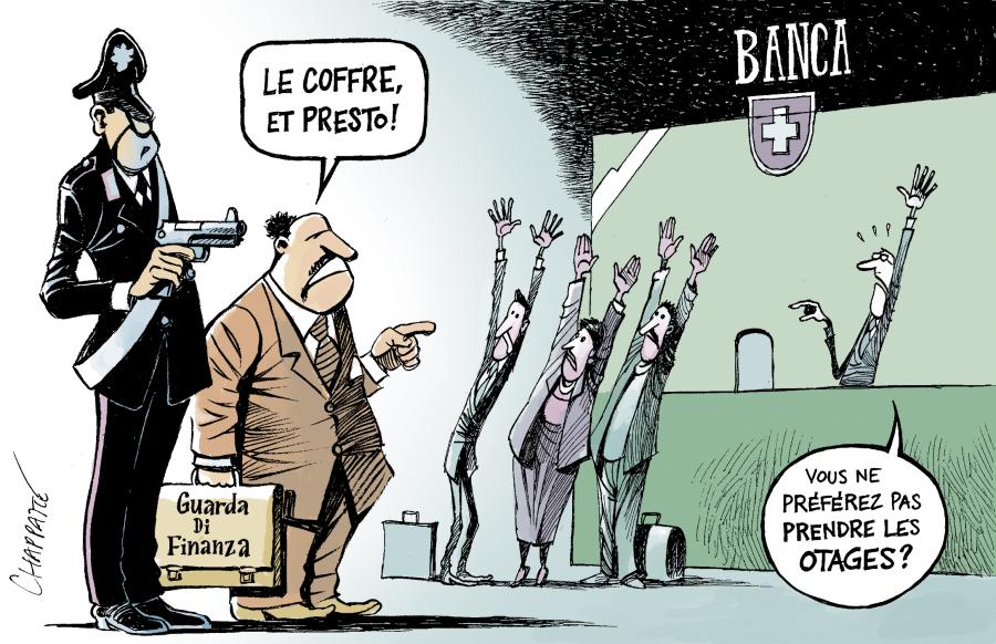 L'Italie s'en prend aux banques suisses L'Italie s'en prend aux banques suisses L'Italie s'en prend aux banques suisses